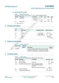 CGY888C Datasheet Page 2