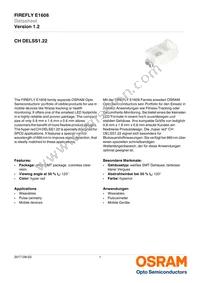 CH DELSS1.22-S1T2-35 Datasheet Cover