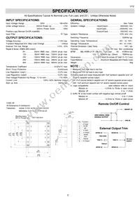 CHB300-300S48N Datasheet Page 2