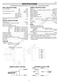 CHB75W-48S48N Datasheet Page 2