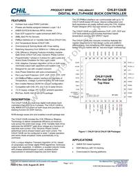 CHL8112A-00CRT Datasheet Cover