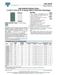 CHP0805K1003FGT Datasheet Cover