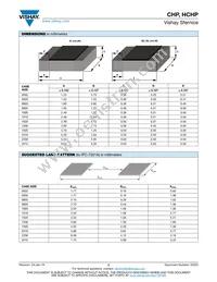 CHP0805K1003FGT Datasheet Page 2