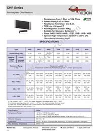 CHR2512H-470KJ8 Datasheet Cover