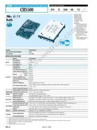 CHS4004812-B Datasheet Page 22