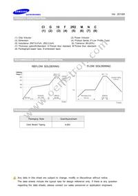 CIG10F1R0MNC Datasheet Page 2