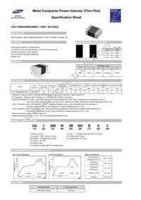 CIGT160808XMR24MNC Datasheet Cover