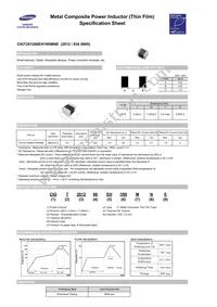 CIGT201206EH1R0MNE Datasheet Cover