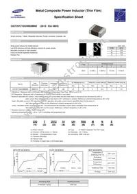 CIGT201210UHR68MNE Datasheet Cover