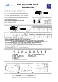 CIGW201610GH1R5MLE Datasheet Cover