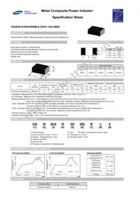 CIGW201610GH2R2MLE Datasheet Cover