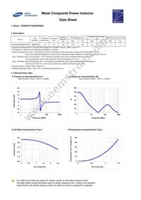 CIGW201610GH4R7MLE Datasheet Page 3