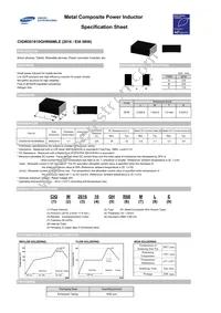 CIGW201610GHR68MLE Datasheet Cover