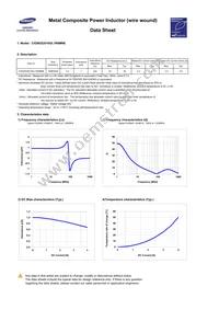 CIGW252010GL1R0MNE Datasheet Page 3