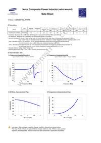 CIGW252010GL4R7MNE Datasheet Page 3