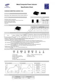 CIGW404012GMR47MLE Datasheet Cover