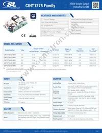 CINT1275A4814K01 Datasheet Cover