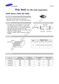 CIV05J102NC Datasheet Cover