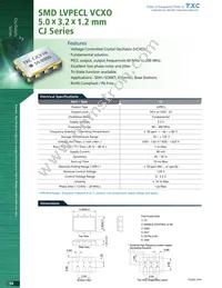 CJ-122.880MBE-T Datasheet Cover