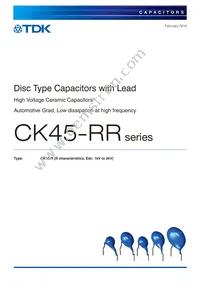 CK45-R3DD102KAVRA Datasheet Cover