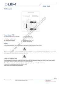 CKSR 75-NP Datasheet Page 11