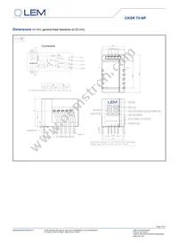 CKSR 75-NP Datasheet Page 12