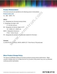 CL-930-SR-PC Datasheet Page 3