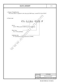 CL-L104-C3N-F Datasheet Page 2