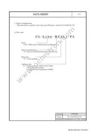 CL-L104-HC3L1-F5 Datasheet Page 2