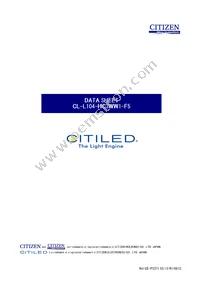 CL-L104-HC3WW1-F5 Datasheet Cover