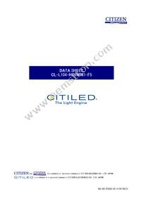 CL-L104-HC6WW1-F5 Datasheet Cover