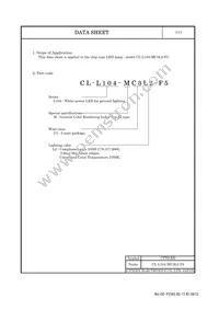 CL-L104-MC3L2-F5 Datasheet Page 2
