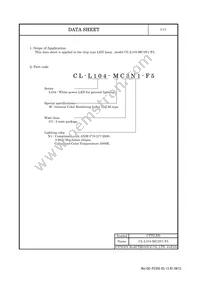 CL-L104-MC3N1-F5 Datasheet Page 2