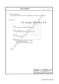 CL-L104-MC3W1-F5 Datasheet Page 2