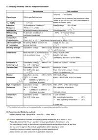 CL02B151KP2NNNC Datasheet Page 2