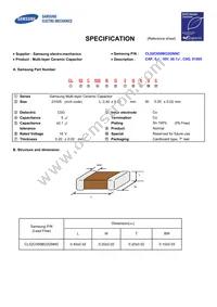 CL02C050BO2GNNC Datasheet Cover