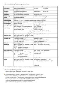 CL02C050BO2GNNC Datasheet Page 2