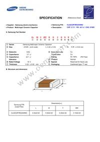 CL02C2R7BO2GNNC Datasheet Cover