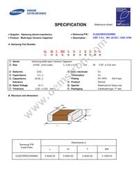 CL02C3R3CO2GNNC Datasheet Cover