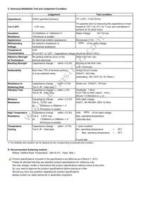 CL03B103KQ3NNNH Datasheet Page 2