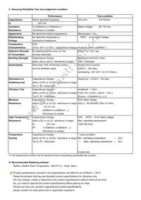 CL03C010CA3GNNC Datasheet Page 2