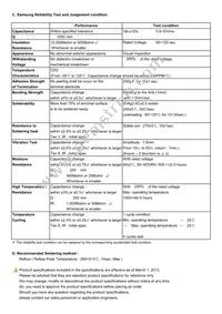 CL03C101JA3NNNC Datasheet Page 2