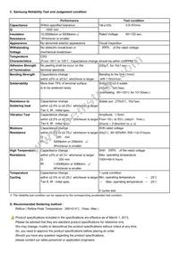 CL03C820JA3NNNC Datasheet Page 2