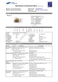 CL05B104KO5VPNC Datasheet Cover