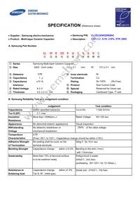 CL05B105KQ5NQNC Datasheet Cover