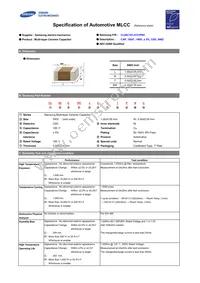 CL05C101JC51PNC Datasheet Cover