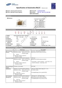 CL05C270JC51PNC Datasheet Cover