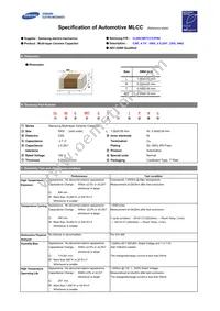 CL05C4R7CC51PNC Datasheet Cover