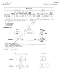 CL0904-3-50TR-R Datasheet Page 2