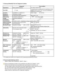 CL10A106KQ8NNWC Datasheet Page 2